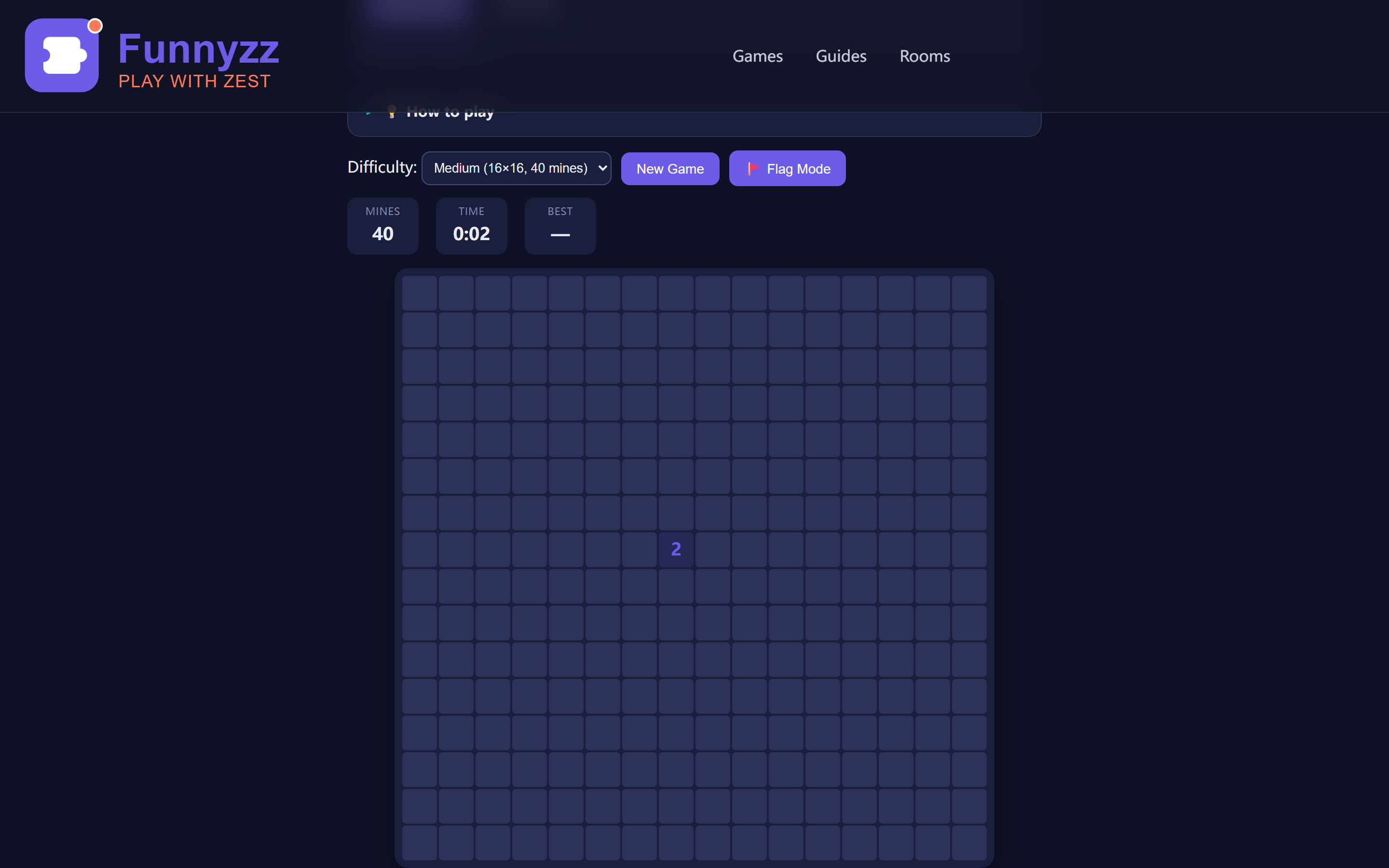 Minesweeper gameplay showing deduction patterns